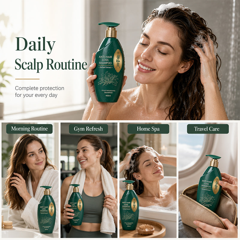 Natural Plant Extract Strengthening Shampoo