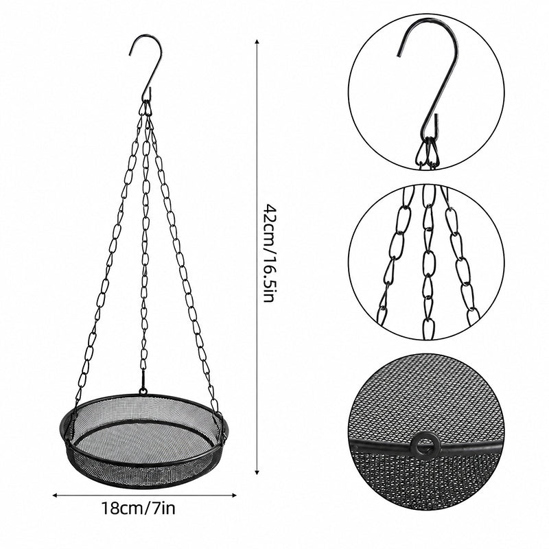 🐦 Save 50%! 🍽️ Hanging Bird Feeder Tray – Easy mount & garden-ready ✨