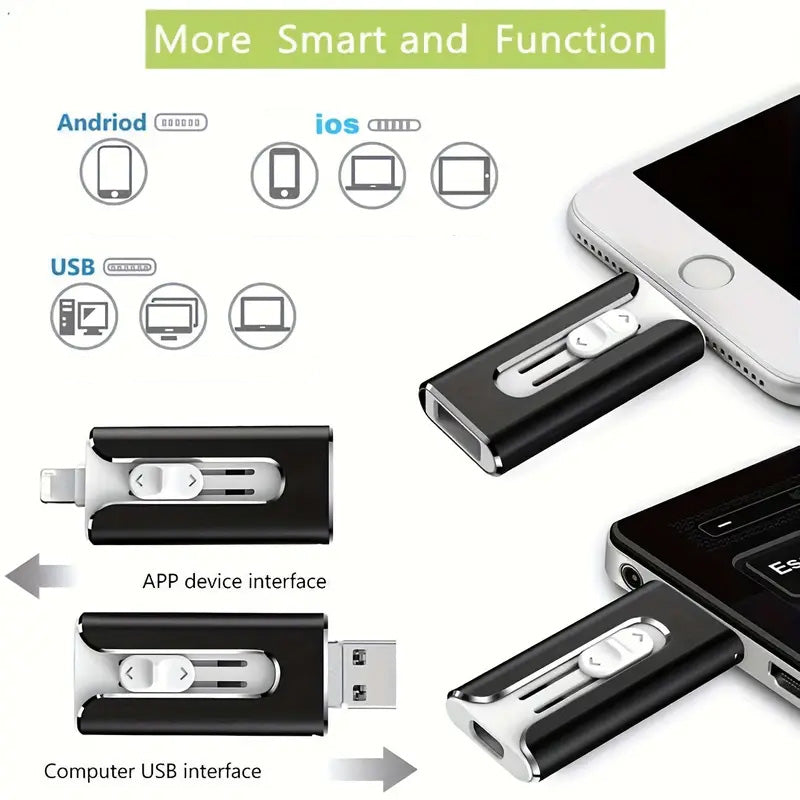 💾 Memory Stick USB Flash Drive – Compact Portable Storage with Plug & Play, High-Speed Data Transfer for Laptop, PC & More