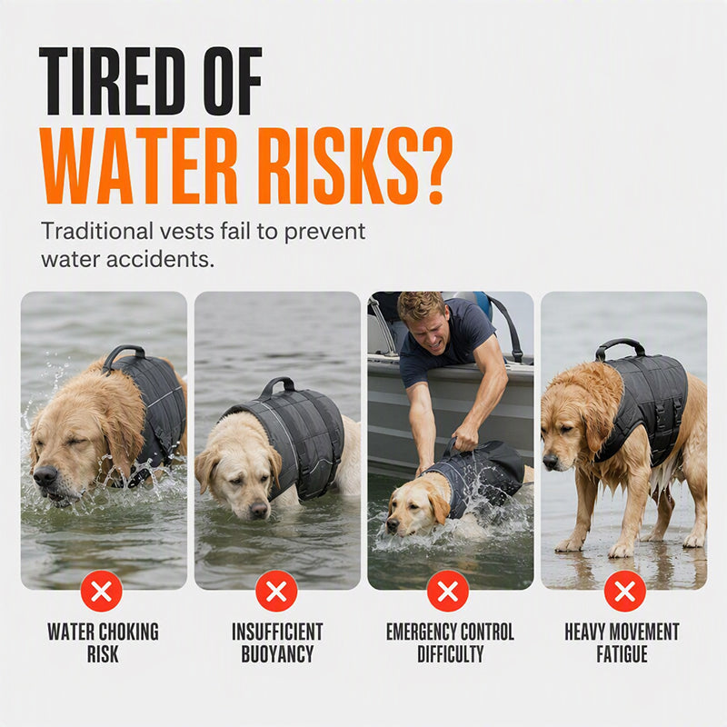 Dog Life Jacket with Removable Front Float