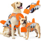 Dog Life Jacket with Removable Front Float