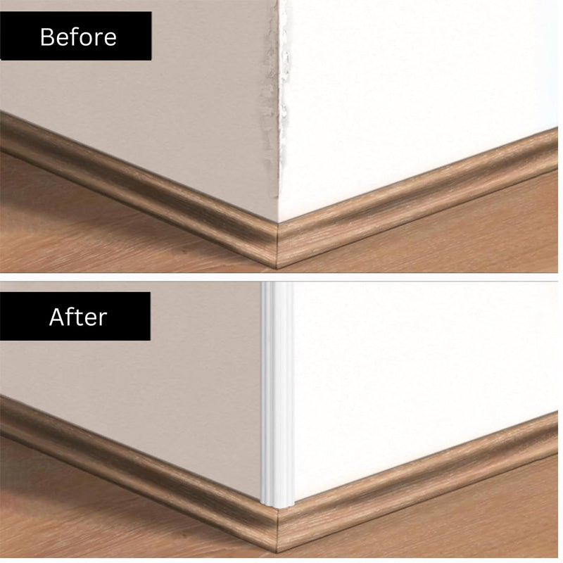 📢 50% OFF!! ⏰ Flexible Molding Trim Strip – Decorative Wall Edge Protector ✨
