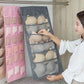 🧦 Double-Sided Hanging Storage Organizer – 24 Pockets, Breathable Fabric, Perfect for Underwear, Socks & Accessories 🏠