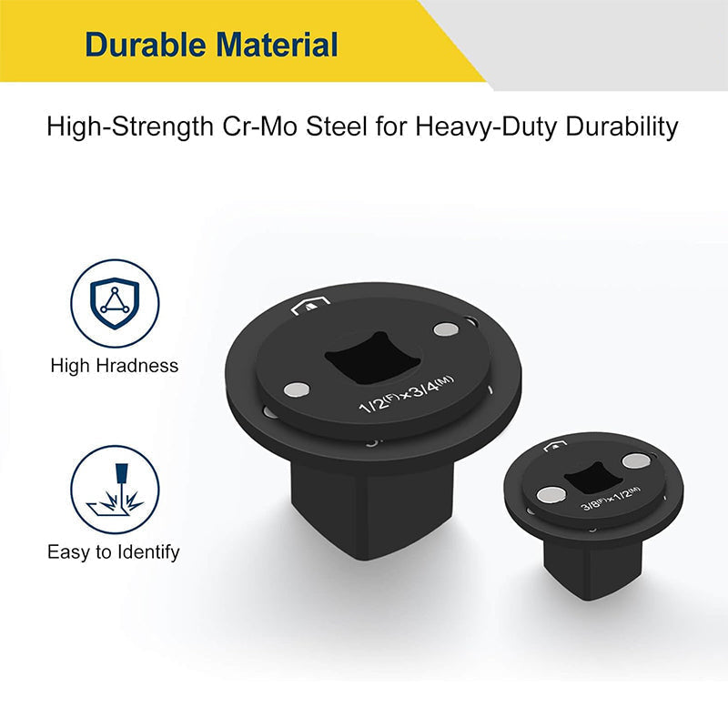 🔧 50% OFF NOW! 🔩 Low Profile Impact Socket Adapter Set – CR-MO Steel, Space-Saving & Secure Fit 🛠️