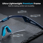 🕶️ Day & Night Riding Glasses – Anti-Glare Yellow Lens for Night Driving