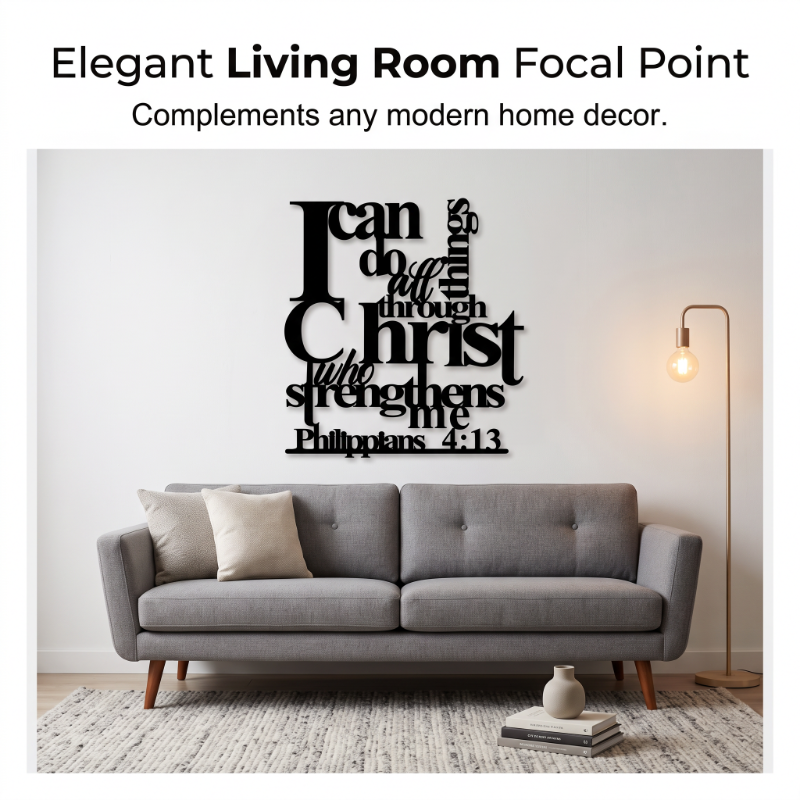 🖤 Blank wall got you stuck? This modern metal art fills the space — without the price tag of a gallery piece. 😎