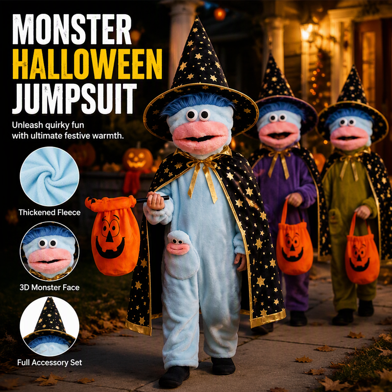 Funny Halloween Monster Costume Set