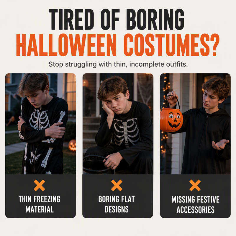 Funny Halloween Monster Costume Set