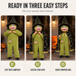 Funny Halloween Monster Costume Set