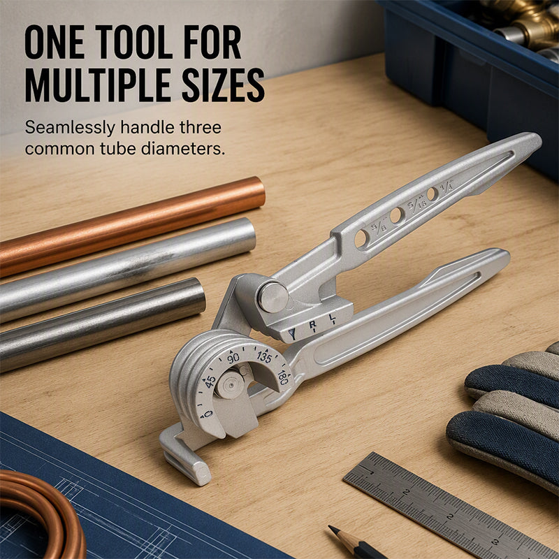 🎉 2026 Sale — Over 2000 Sold!🔧 3‑in‑1 Manual Tube Bender