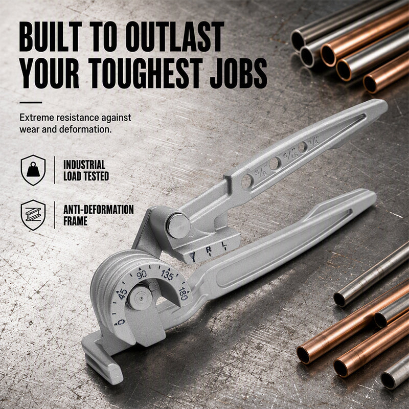 🎉 2026 Sale — Over 2000 Sold!🔧 3‑in‑1 Manual Tube Bender