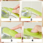 Pet Bath Brush with Long Handle & Shampoo Dispenser
