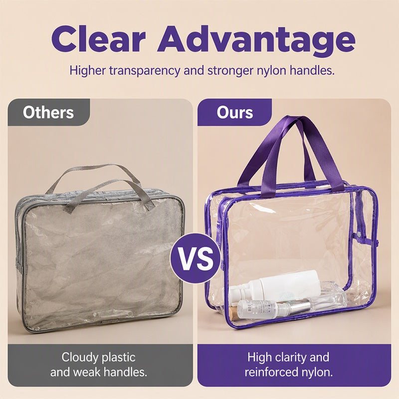 🧸 50% OFF NOW! 🚗 Transparent PVC Toy Storage Bag – Clear, waterproof & durable – Keeps blocks, cars & dolls tidy ✨