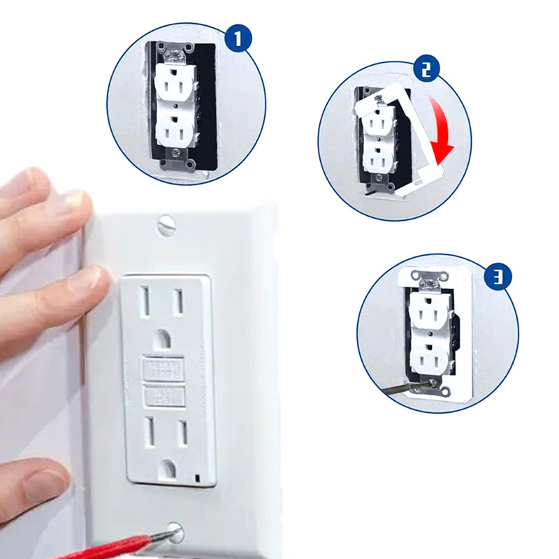 🎉 2026 Sale — Over 16,700 Sold!🔌 Metal Wall Plate Spacer For Uneven Electrical Outlet Boxes ✨