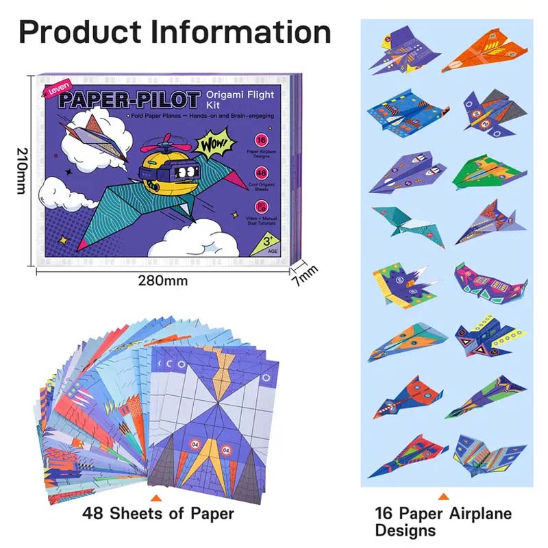 📢📢50% OFF !! ⏰Creative DIY Paper Airplane Set For Kids