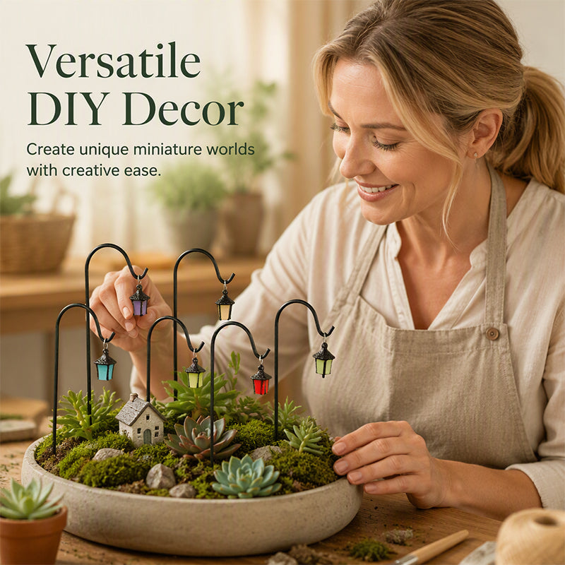 🌿 Glow-in-the-Dark Plant Stakes – 50% OFF! 7 colors, premium resin, sturdy iron hooks – magical garden decor. 🌙