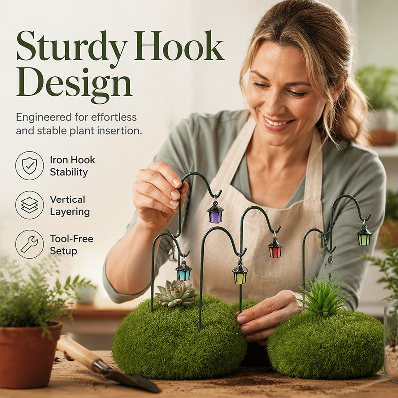 🌿 Glow-in-the-Dark Plant Stakes – 50% OFF! 7 colors, premium resin, sturdy iron hooks – magical garden decor. 🌙