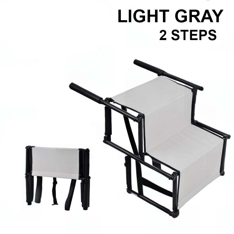 🐕 Portable Foldable Non-Slip Dog Car Stairs – 4-Step Heavy Duty Pet Steps