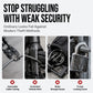 Heavy Duty Scooter Handcuff Lock Anti Theft Alloy Steel Chain Lock with Storage Bag