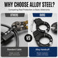 Heavy Duty Scooter Handcuff Lock Anti Theft Alloy Steel Chain Lock with Storage Bag