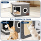 📢📢50% OFF !! ⏰Foldable 2-in-1 Cat Cube House