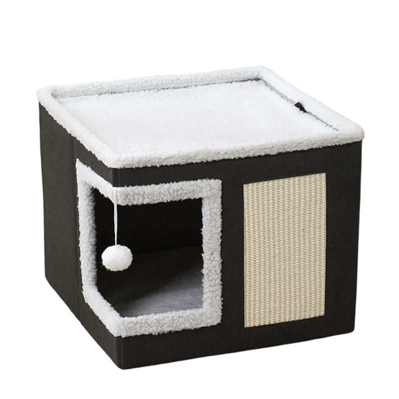 📢📢50% OFF !! ⏰Foldable 2-in-1 Cat Cube House