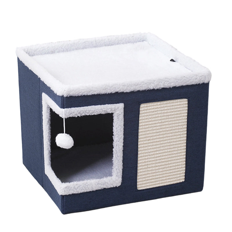 📢📢50% OFF !! ⏰Foldable 2-in-1 Cat Cube House