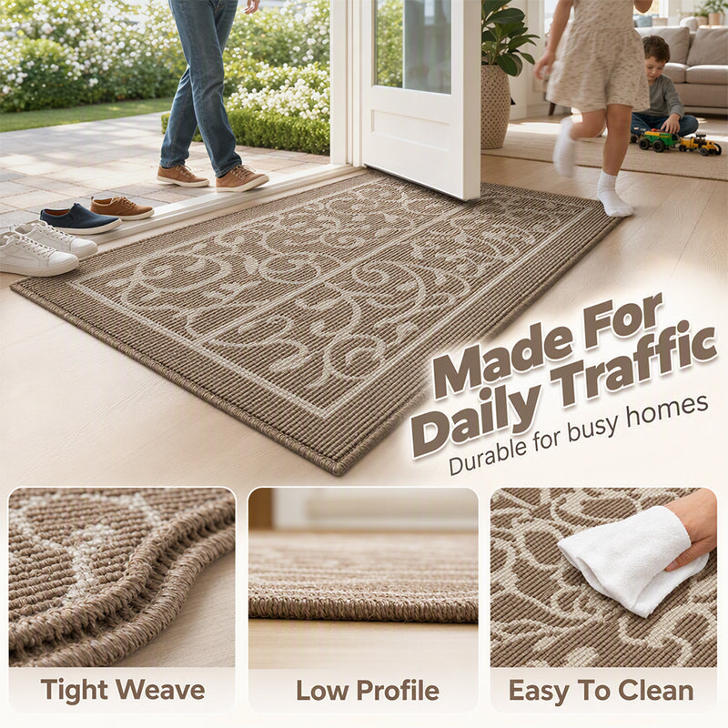 📢 LIMITED TIME 50% OFF! ✨ Non-Slip Dirt-Trapping Front Door Mat – Dust-Trapping, Quick Dry & Stay-Put Grip – Nordic-Inspired Design 🏠