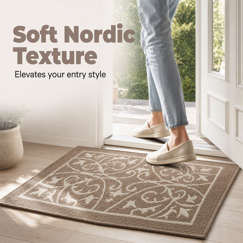 📢 LIMITED TIME 50% OFF! ✨ Non-Slip Dirt-Trapping Front Door Mat – Dust-Trapping, Quick Dry & Stay-Put Grip – Nordic-Inspired Design 🏠