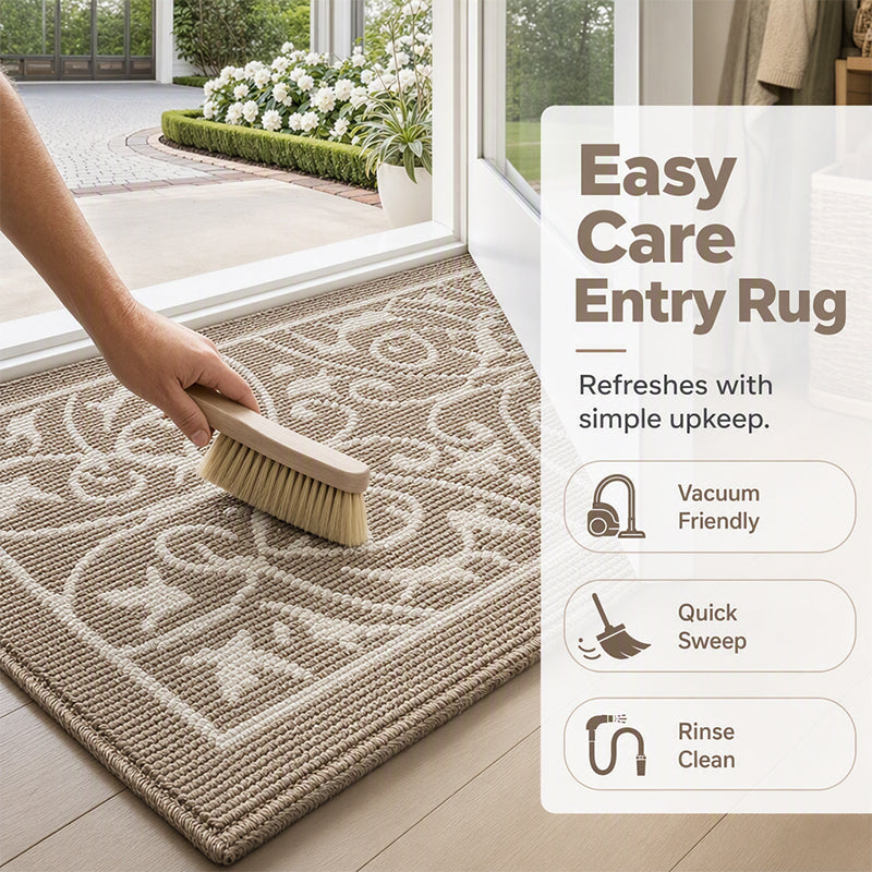 📢 LIMITED TIME 50% OFF! ✨ Non-Slip Dirt-Trapping Front Door Mat – Dust-Trapping, Quick Dry & Stay-Put Grip – Nordic-Inspired Design 🏠