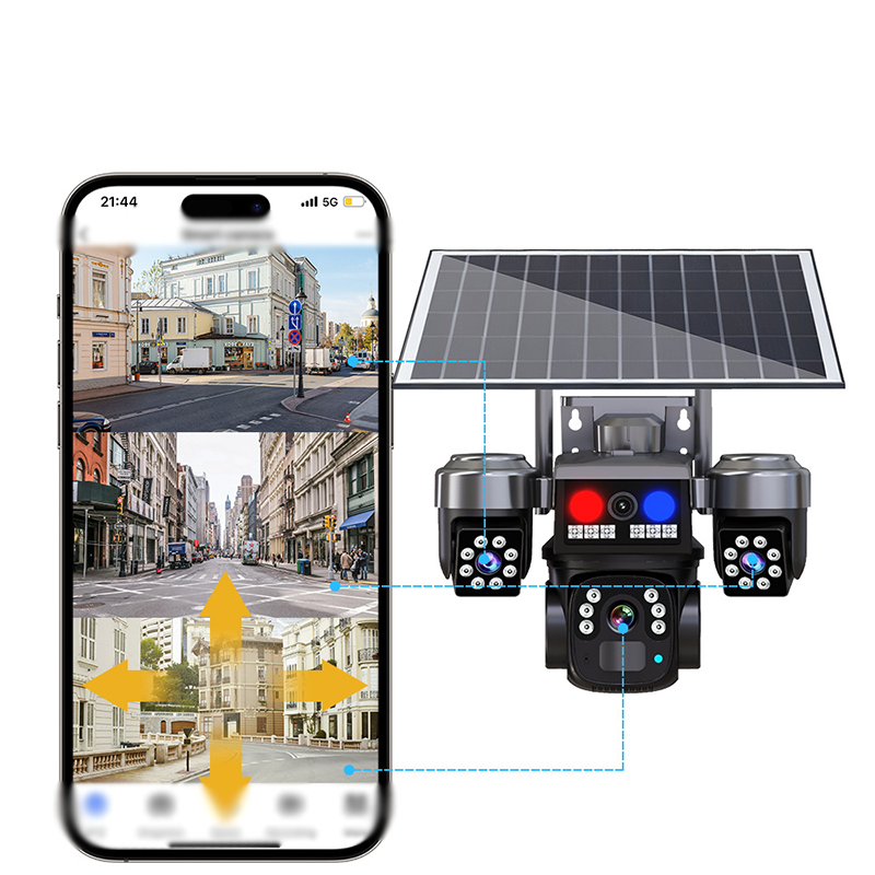 📹☀️ Solar Security Camera – 50% OFF! Triple-lens wide-angle coverage, 9MP colour night vision, IP66 waterproof – no blind spots. 🔒