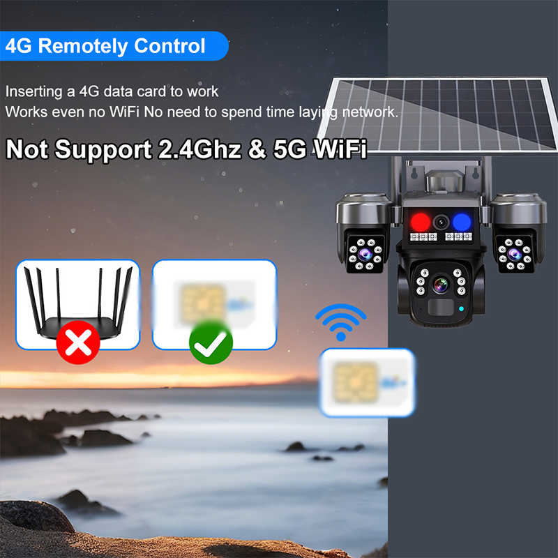 📹☀️ Solar Security Camera – 50% OFF! Triple-lens wide-angle coverage, 9MP colour night vision, IP66 waterproof – no blind spots. 🔒