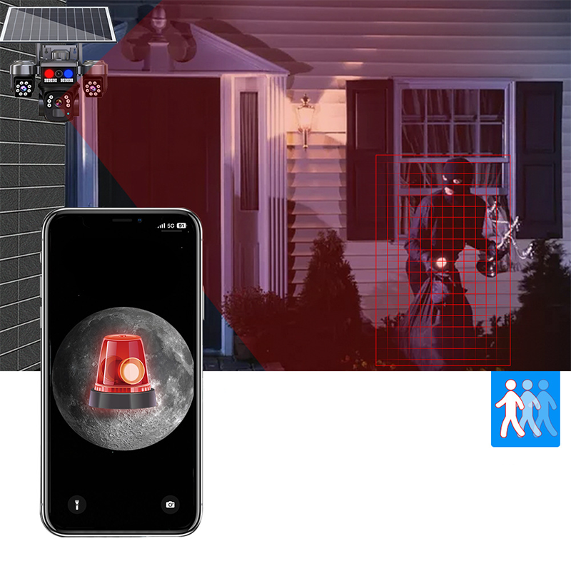📹☀️ Solar Security Camera – 50% OFF! Triple-lens wide-angle coverage, 9MP colour night vision, IP66 waterproof – no blind spots. 🔒
