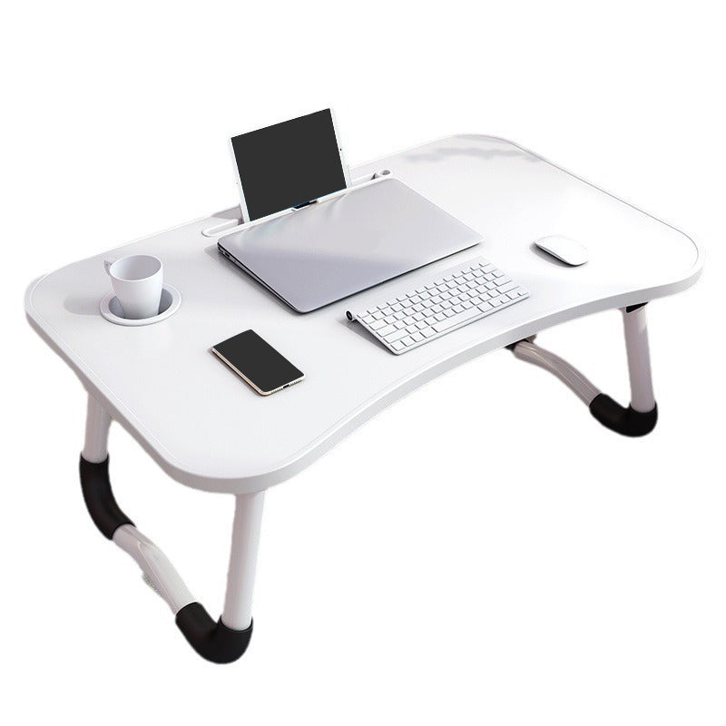 Foldable Laptop Bed Table with Cup Holder