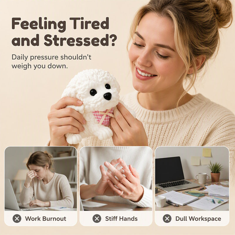 🎁New Arrivals 50% OFF💥Cute Squishy Teddy Dog Stress Relief Toy