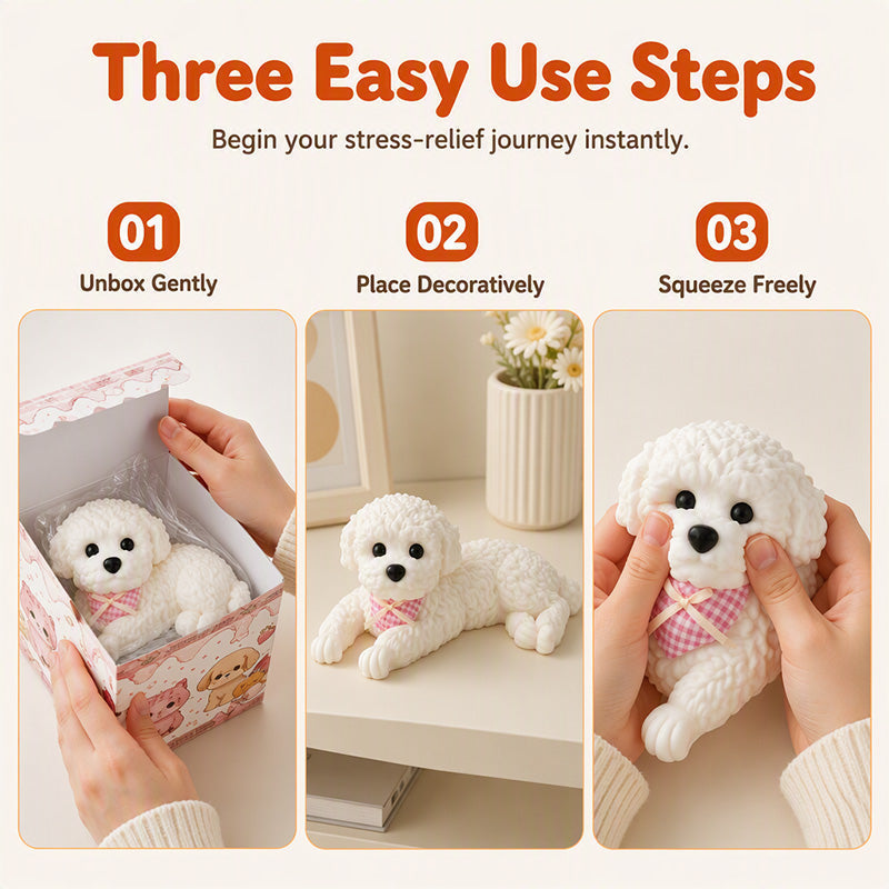 🎁New Arrivals 50% OFF💥Cute Squishy Teddy Dog Stress Relief Toy