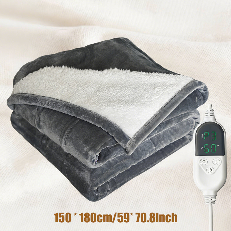 🛏️ Save 50%! 🔥 Electric Heated Blanket – Multi-functional & adjustable warmth ✨