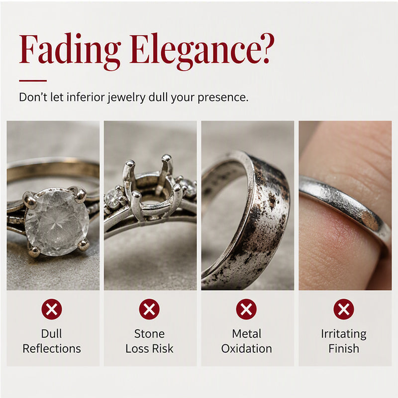 Elegant Sparkly Square Halo Ring