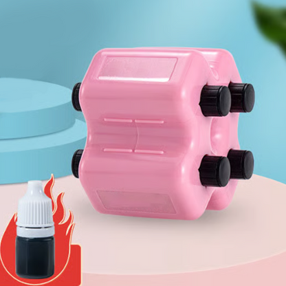 Practice math without flipping pages — 4-in-1 roller stamp that prints problems in seconds. ✏️