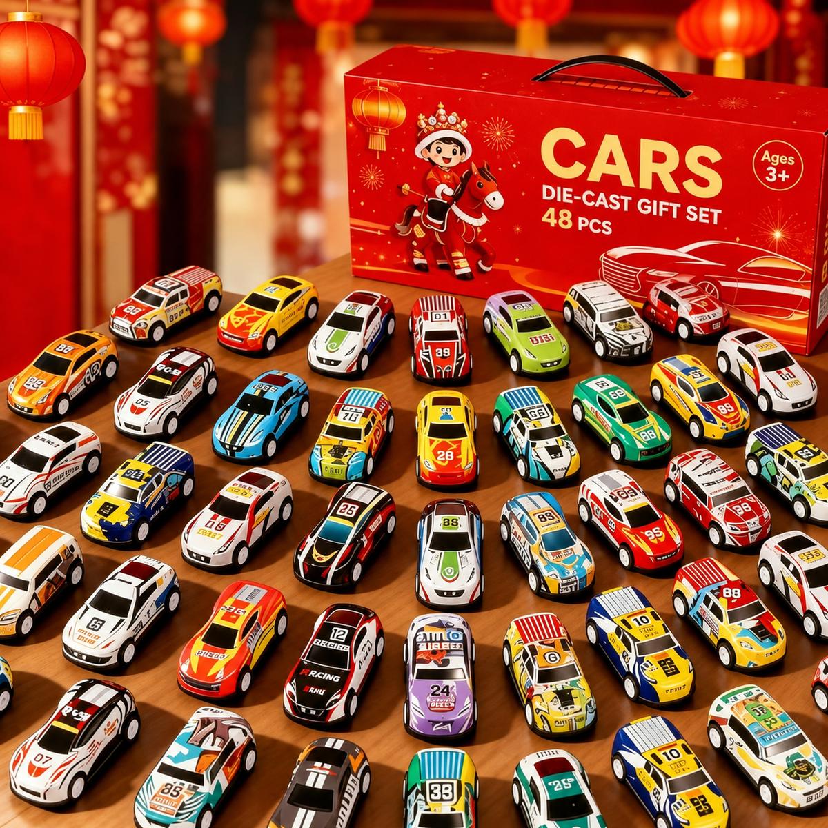 Foldable Toy Car Garage Playset
