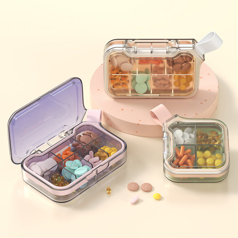 Portable Daily Multi-Compartment Pill Organizer