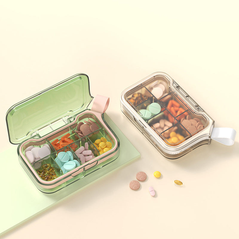 Portable Daily Multi-Compartment Pill Organizer
