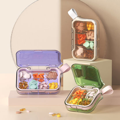 Portable Daily Multi-Compartment Pill Organizer