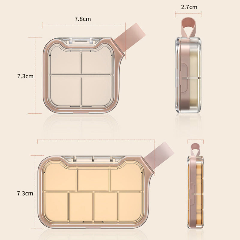 Portable Daily Multi-Compartment Pill Organizer