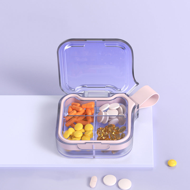Portable Daily Multi-Compartment Pill Organizer