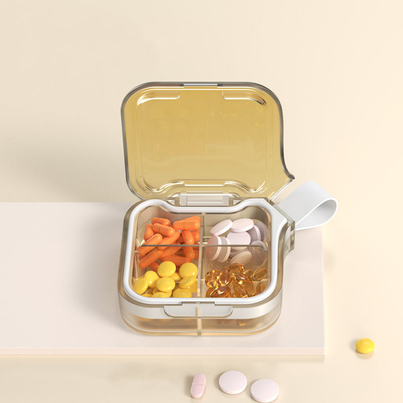 Portable Daily Multi-Compartment Pill Organizer