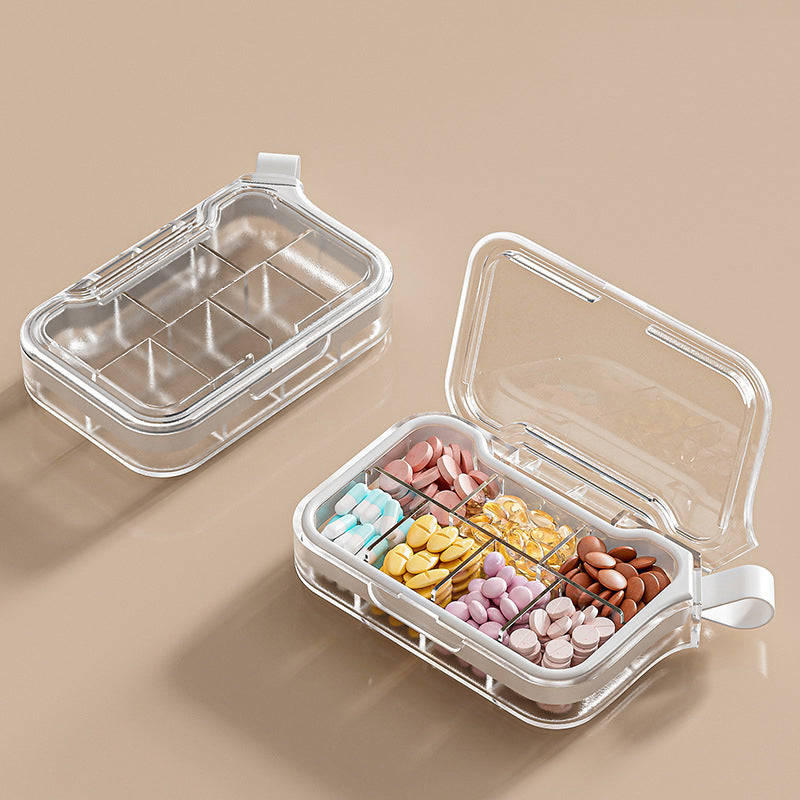 Portable Daily Multi-Compartment Pill Organizer