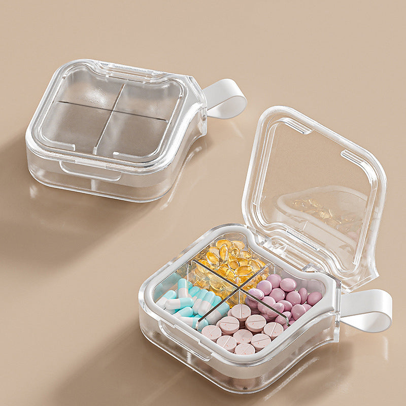 Portable Daily Multi-Compartment Pill Organizer