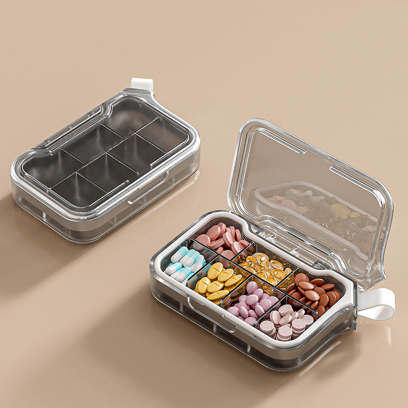 Portable Daily Multi-Compartment Pill Organizer