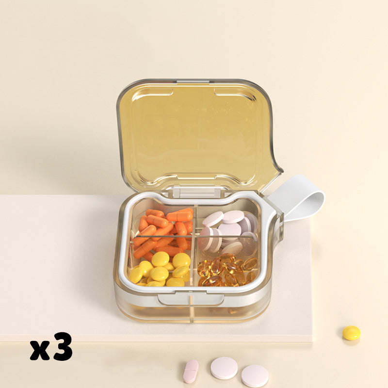 Portable Daily Multi-Compartment Pill Organizer